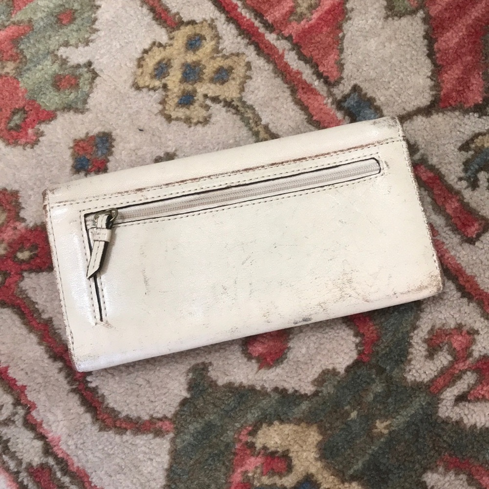Coach cream leather wallet - Picture 3 of 3